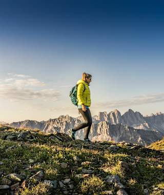 Großartiges Panorama auf der Drei-Gipfel-Tour auf der Plose.